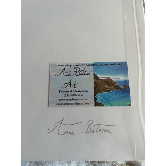 Anna Bateson "Desire" Colorful Abstract Art Print Collectible Artwork - Picture 4 of 9